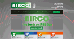 Desktop Screenshot of airco.co.uk