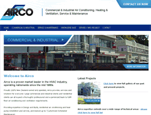Tablet Screenshot of airco.co.nz